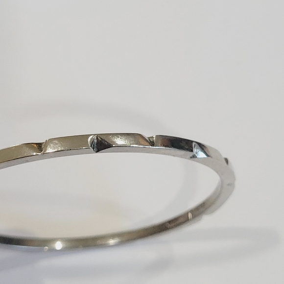 Vintage beautiful sterling silver bangle, Taxco Mexico 925 Signed - Picture 5 of 9